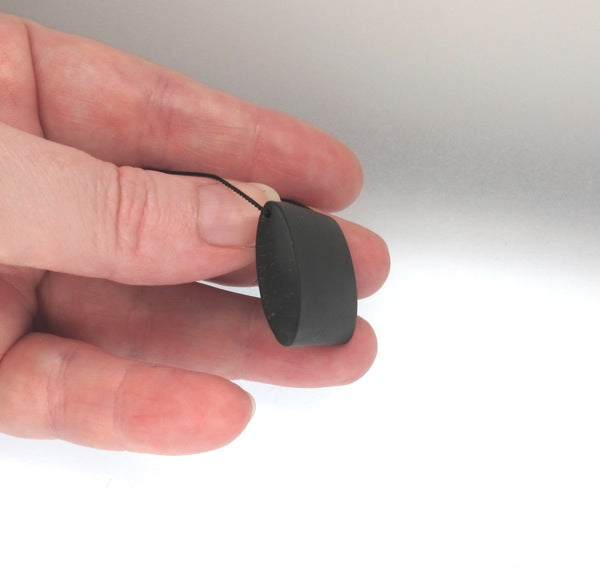 Simplicity- Black onyx short silk necklace